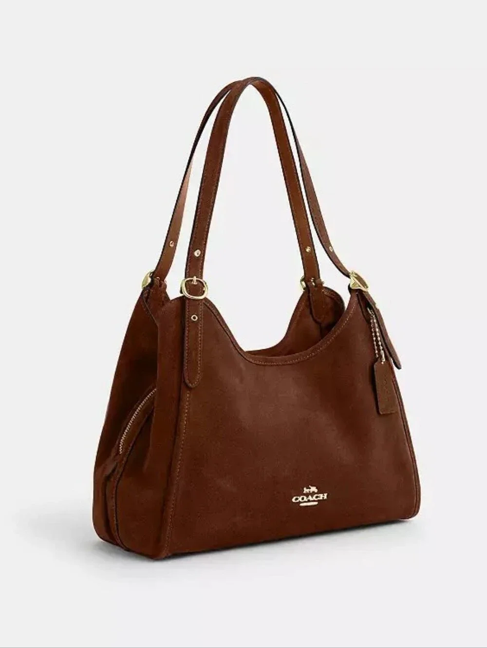 Coach Erin Shoulder Bag Gold/Warm Brown NWT